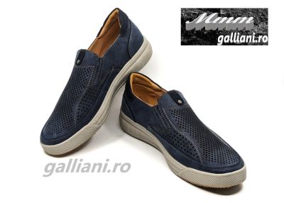 Pantofi casual perforati bleumarin-barbati-bc mmm L61685 navy