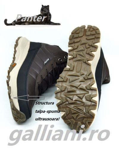 Ghete Panter-barbati-imblanite si impermeabile-bg-panter 93 brown