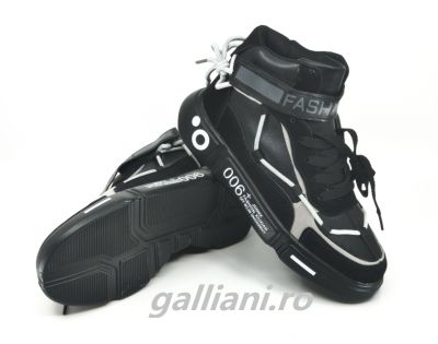 Ghete sport negre Fashion-copii-cs-f111-negru