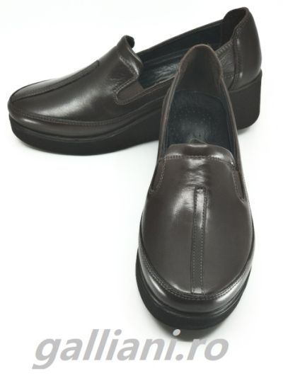 Pantofi maro casual-Dama-fabricat din piele naturala-Suceveanu-dc-scv-5020-maro