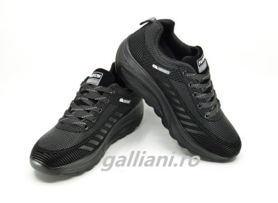 Pantofi negri copii casual,talpa usoara din spuma-sport-csc-ana-2110