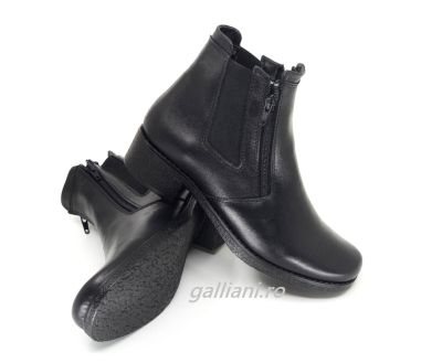 Ghete negre imblanite-dama-Fabricat in Romania din piele naturala-galliani.ro-dg-scv-maria-n