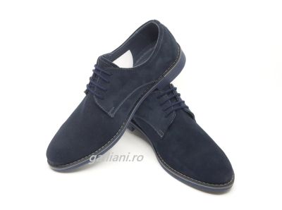 Pantofi Casual Barbati-piele naturala-fabricat in Romania-bc alexander blu