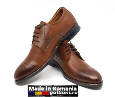 Pantofi eleganti barbati-piele naturala-fabricat in Romania-be alexander pb 101 mod