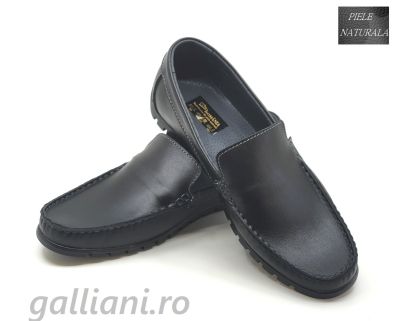 PANTOFI CASUAL BARBATI MOCASINI PIELE NATURALA FABRICAT IN ROMANIA BC-LUC-MOC-B