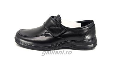 Pantofi negri casual Barbati-piele naturala-bc mar dany sc black