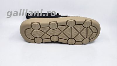 Pantofi casual negri barbati-Oskon-talpa usoara din spuma Oskon b 02
