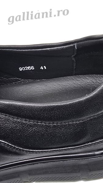 Pantofi casual negri barbati-Oskon-talpa usoara din spuma Oskon b 03