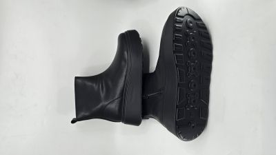 Ghete negre imblanite-piele naturala-talpa ortopedica-mmm 151-1