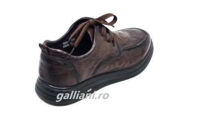 Pantofi barbati casual-elegant-maro din piele naturala-oskon brown 89
